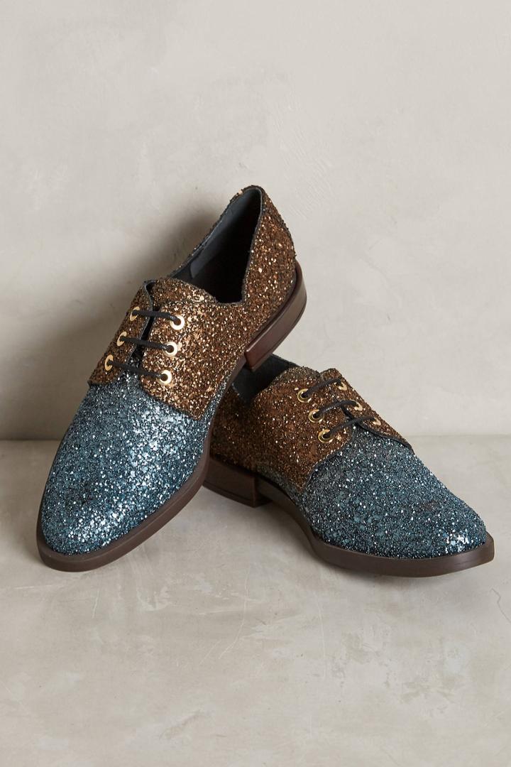 Miista Adelaide Glitter Oxfords