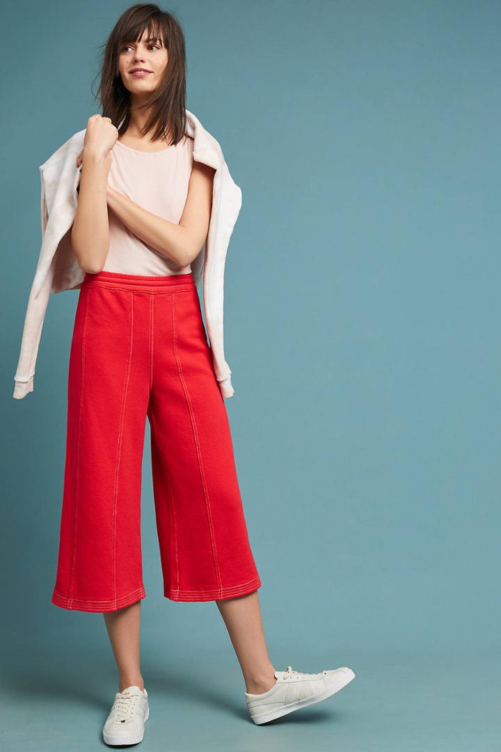 Saturday/sunday Muse Wide-leg Terry Pants