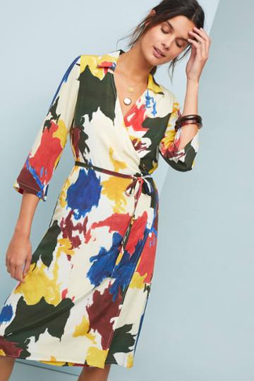 Wray Expressionist Wrap Dress