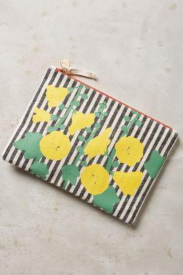 Clare V. Pique-nique Pouch Navy