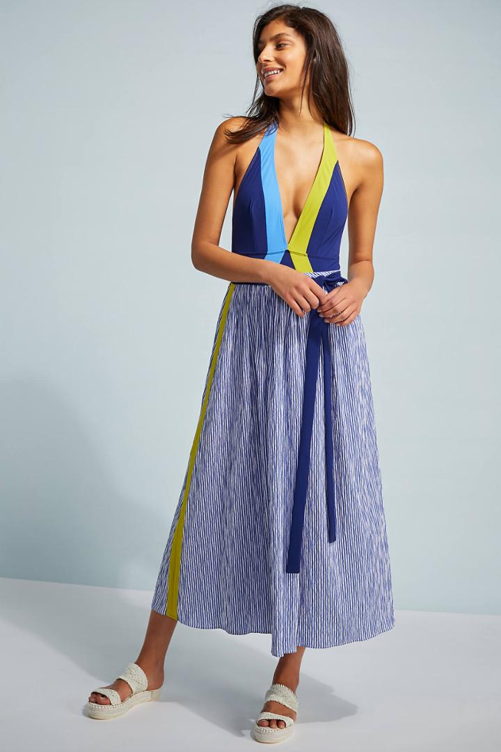 Flagpole Frida Seersucker Skirt