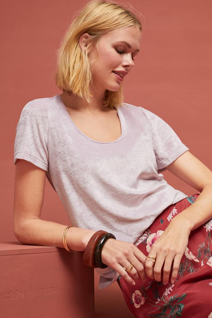 Pure + Good Weekend Velvet Tee