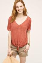 Cloth & Stone Tied Hem Tee