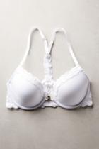 Natori Feathers Front-close T-back Bra White
