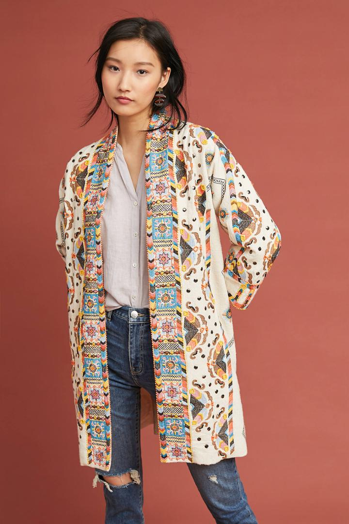 Maeve Coloma Embroidered Jacket
