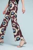 Orla Kiely Printed Silk Trousers