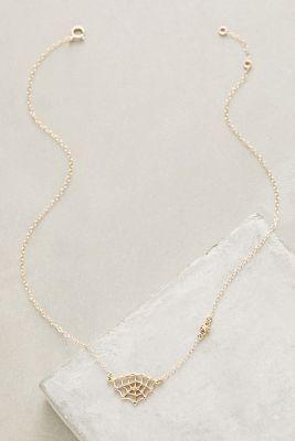 Victoria Cunningham Diamond Web Pendant Necklace