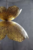 Anthropologie Brass Lotus Pendant Lamp