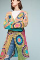 Farm Crocheted Dot Cardigan