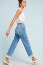 Paige Sarah Ultra High-rise Cropped Straight Jeans
