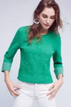 Moth Embossed Garden Top
