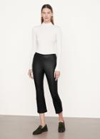 Vince Stretch Leather Cropped Legging
