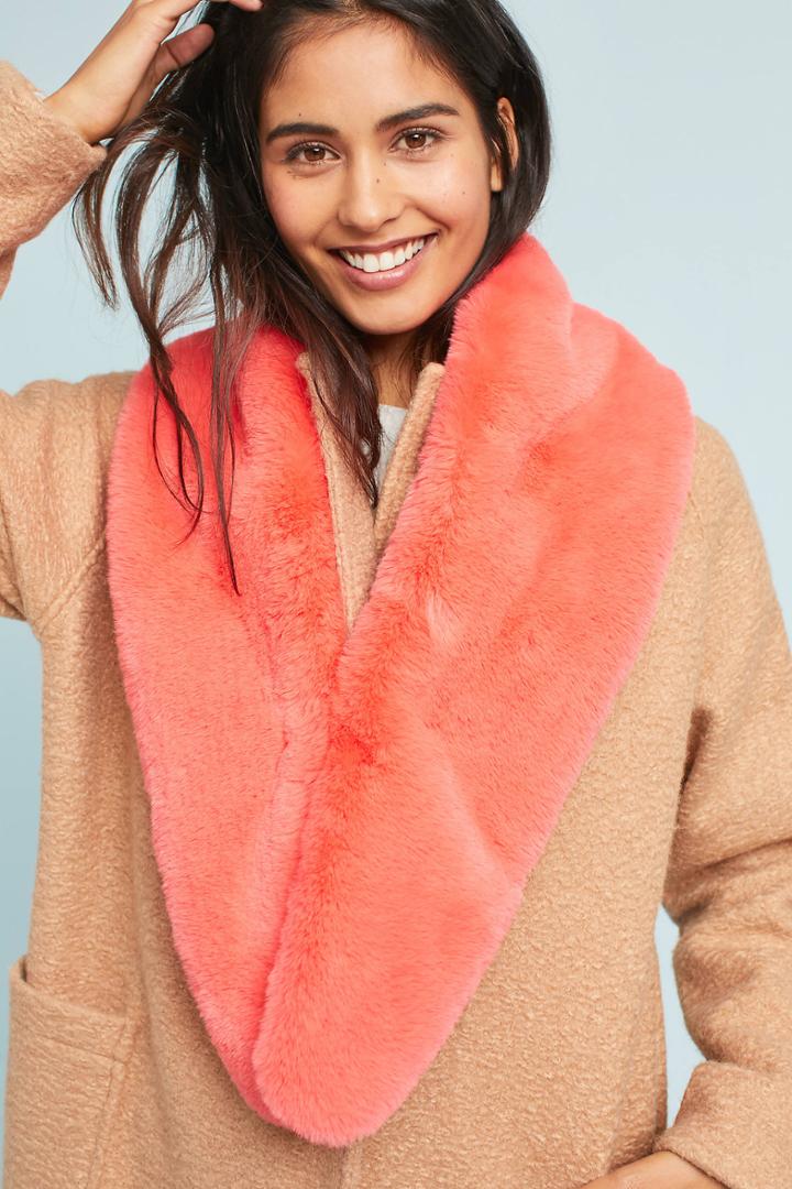 Anthropologie Carol Faux Fur Collar