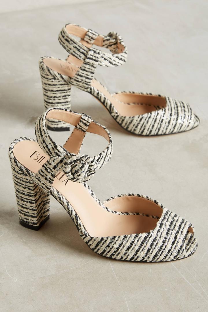 Billy Ella Metallic Boucle Heels