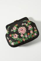 Clare V. Floral Embroidered Clutch