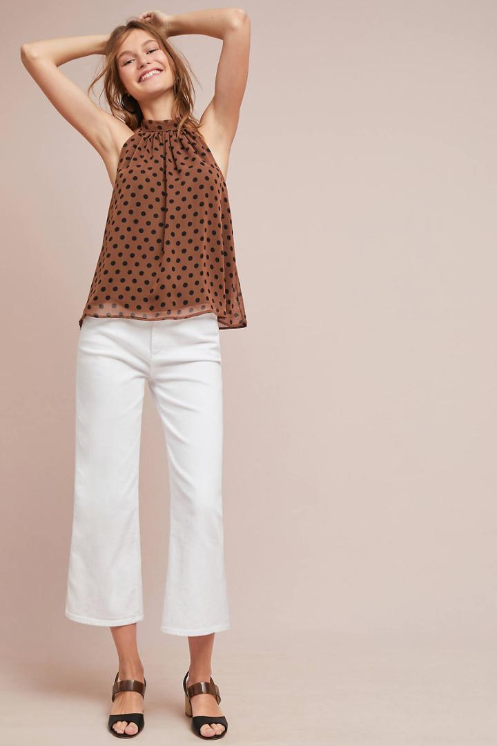 Eri + Ali Palais Polka Dot Blouse