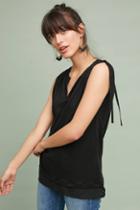 Sanctuary Linen Spliced-neck Tank
