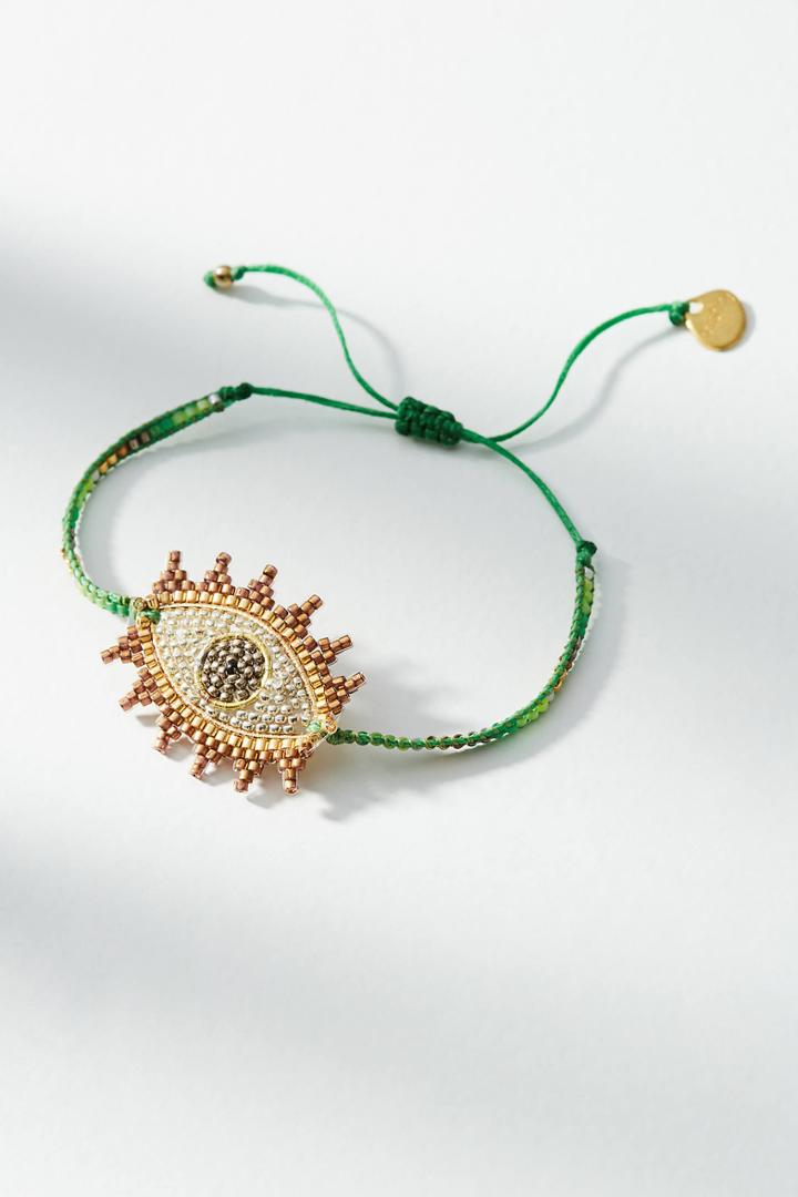 Anthropologie See You Later Beaded Bracelet