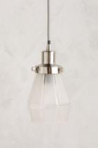 Anthropologie Frosted Facet Cone Pendant