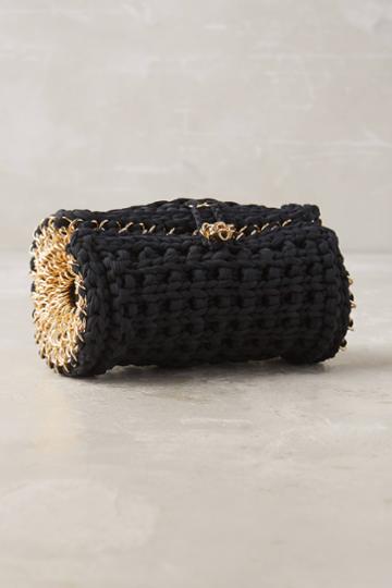 Alexandra Koumba Knit Chain Clutch