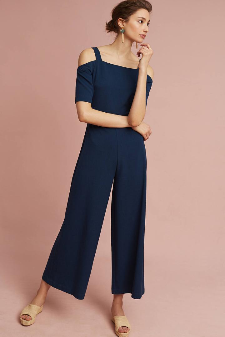 Seen Worn Kept Abigail Open-shoulder Jumpsuit