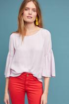 Dolan Left Coast Reseda Flutter-sleeve Blouse