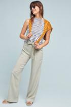 Cloth & Stone Belted Wide-leg Pants