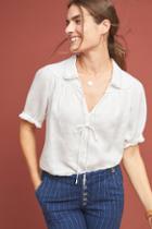 Maeve Collared Linen Blouse