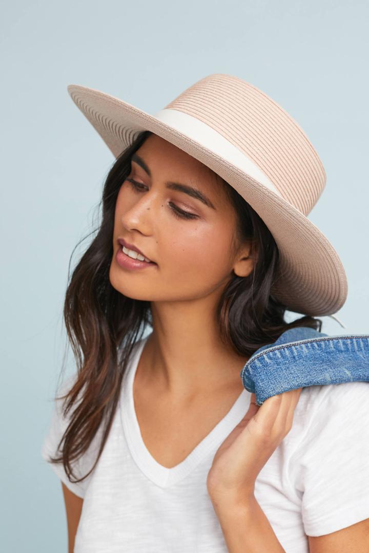 Anthropologie Frankie Bow Boater