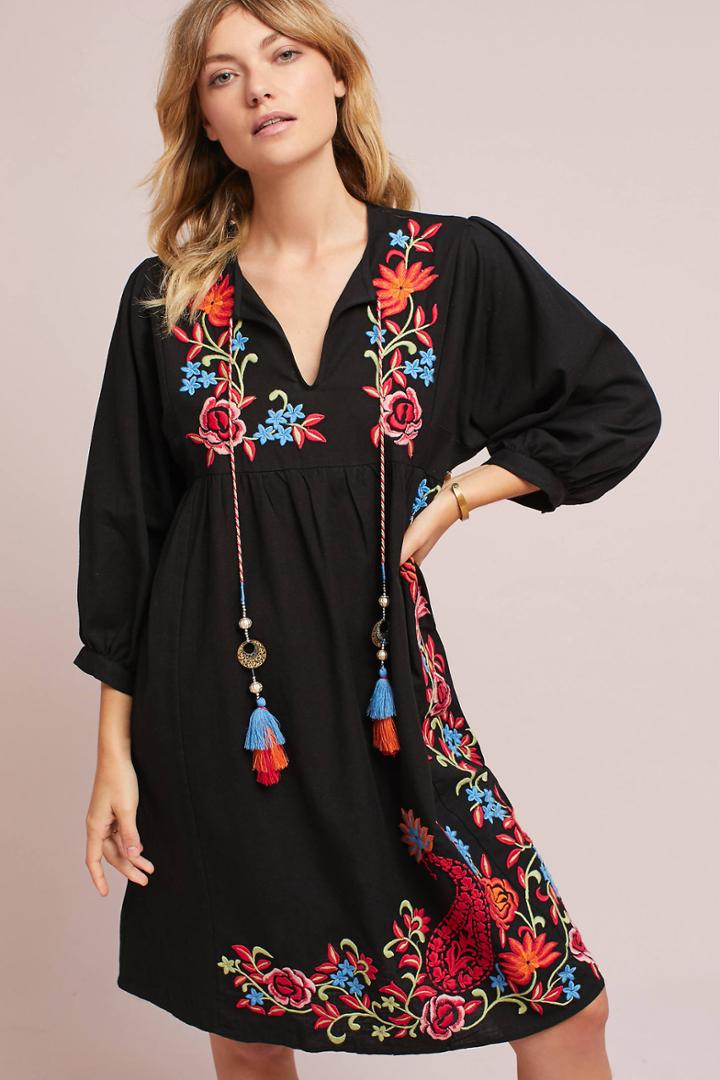 Velvet By Graham & Spencer Emilie Embroidered Dress