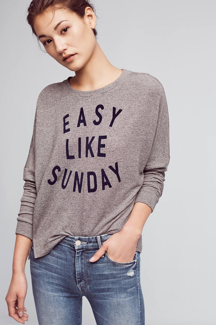 Sundry Easy Like Sunday Sweatshirt
