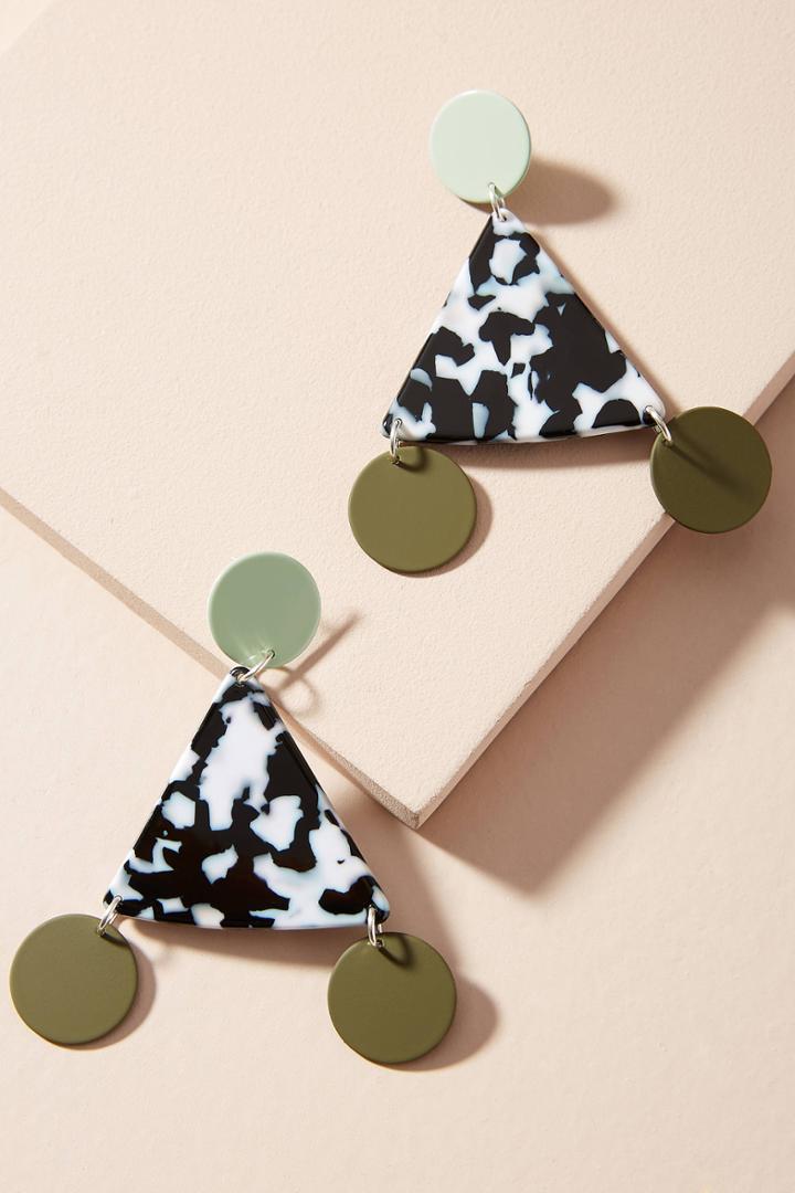 Bianca Mavrick Terzetto Triangle Drop Earrings