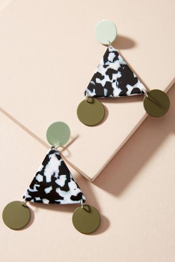 Bianca Mavrick Terzetto Triangle Drop Earrings