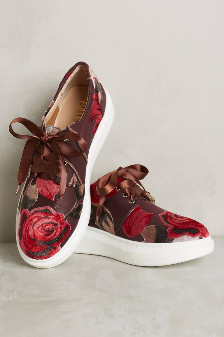 Billy Ella Velvet Burnout Sneakers