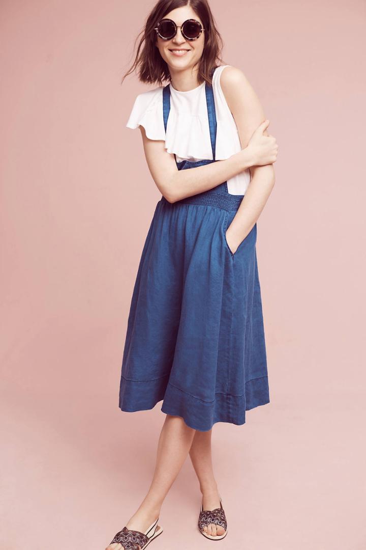 Holding Horses Linen Jumper Skirt