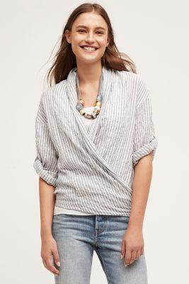 Nicholson & Nicholson Sapelo Crossfront Top