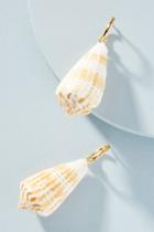 Amber Sceats Orli Shell 24k Gold-plated Drop Earrings