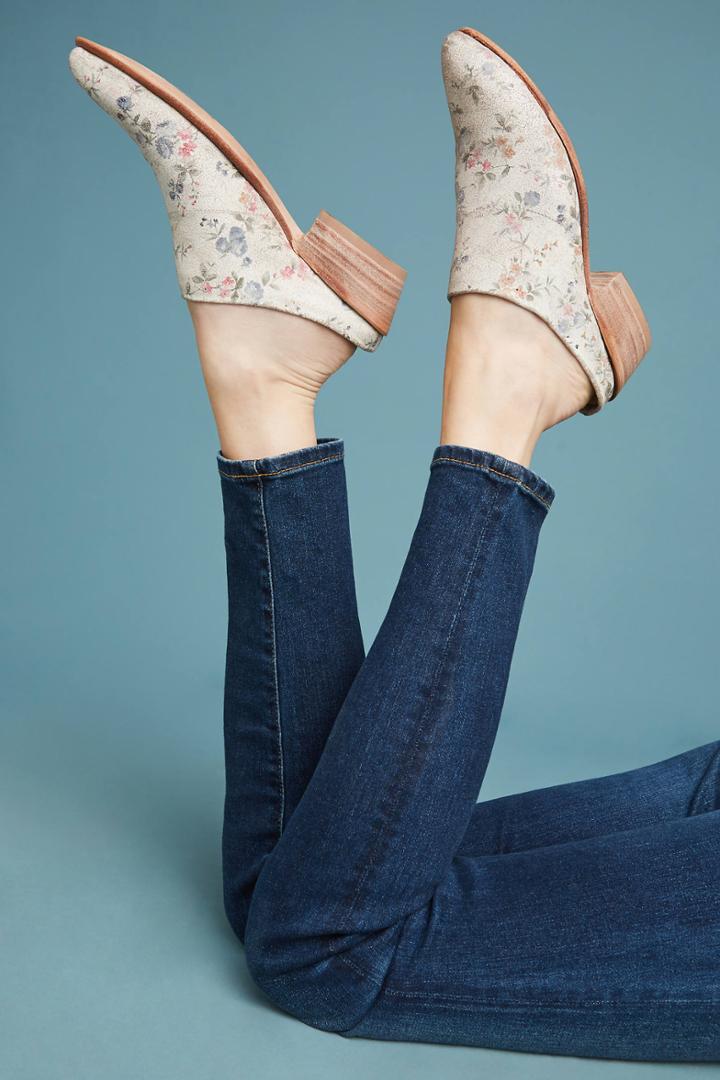 Lucchese Fay Floral Mules