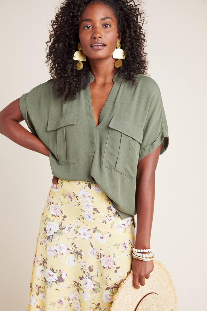 Maeve Amira Utility Buttondown