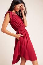Dolan Left Coast Tansy Smocked Midi Dress