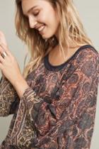 Plenty By Tracy Reese Dahlia Bell-sleeve Blouse