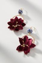 Anthropologie Fallen Flower Drop Earrings