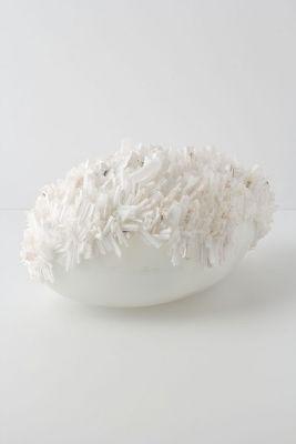 Laura Kramer White Bulbous Crystal