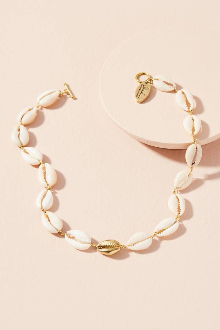 Lena Bernard Cowrie Shell Choker Necklace