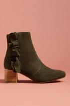Anthropologie Mia Ruffled Ankle Boots