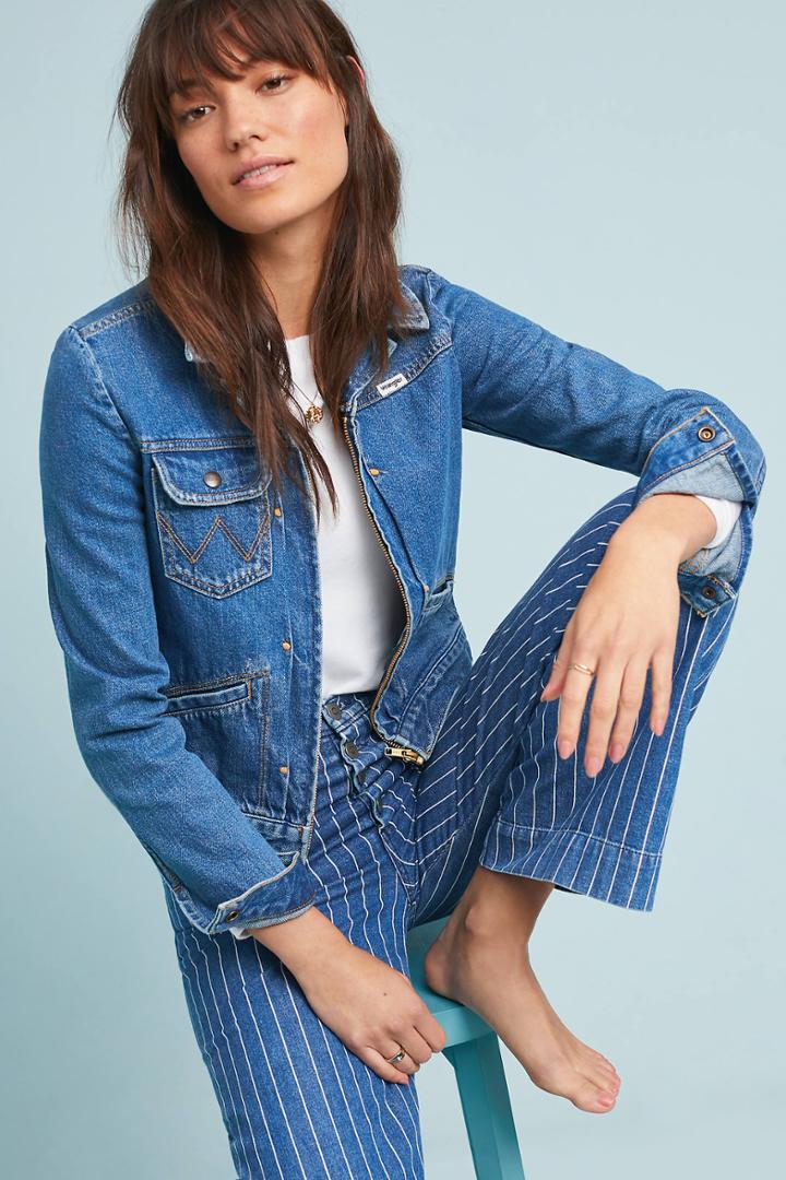 Wrangler Heritage Denim Zip Jacket