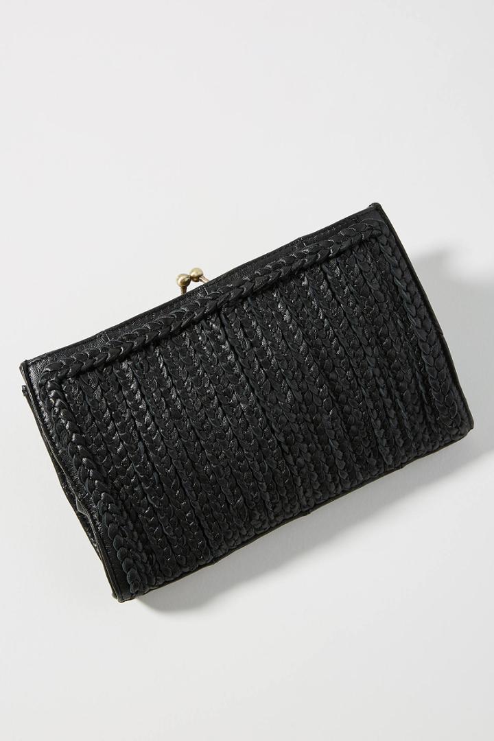 Remi/reid Bianca Woven Clutch