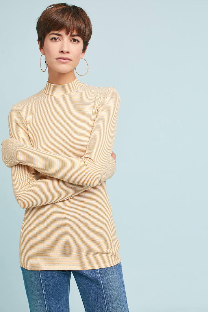Pure + Good Mock Neck Layering Tee