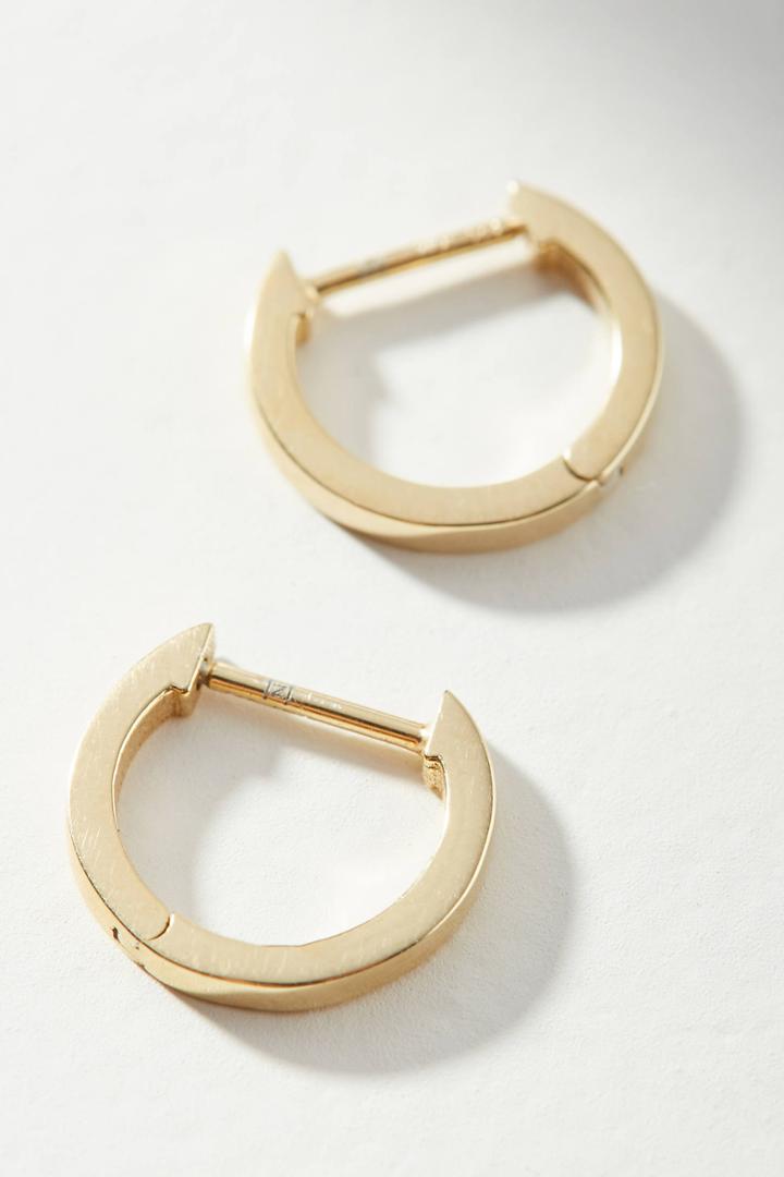 Jennifer Zeuner Jewelry Grace Hugger Hoop Earrings