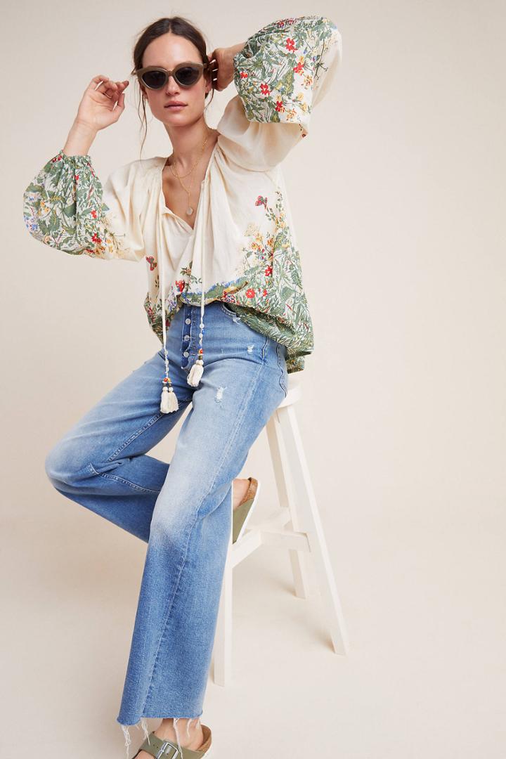 Mes Demoiselles Gwenael Peasant Blouse